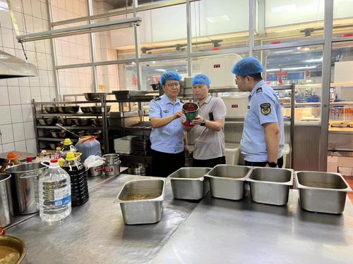 西海岸新區市場監督管理局應邀來校指導飲食工作