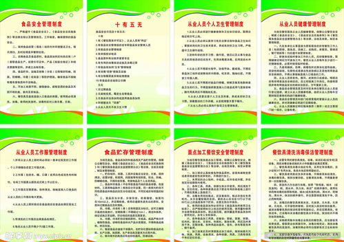 餐飲食品管理制度牌設(shè)計圖
